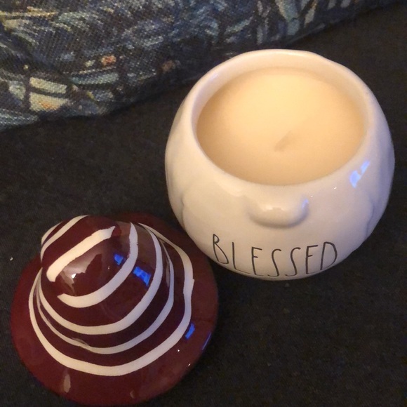 Rae Dunn gnome candle Blessed - Picture 3 of 7